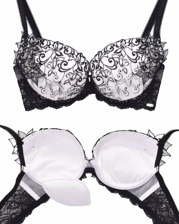 Flower Motif Lingerie -フルバックセット- | LEMURA