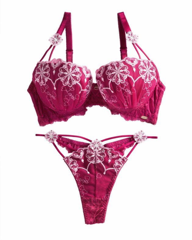 Glow Heart Lingerie -Tバックセット- | LEMURA